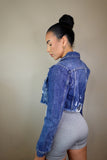 Ripped Denim Jacket
