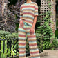 Wave printed co-ord set