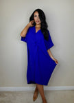 Twist Front Maxi Dress