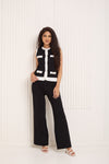 Contrast detailed co-ord in Black