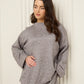 Soft knit oversize co-ord in Grey