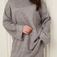 Soft knit oversize co-ord in Grey