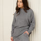 Soft knit front pocket co-ord in Grey
