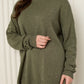 Heart detail soft knit co-ord in Khaki