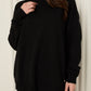 Heart detail soft knit co-ord in Black