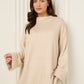 Soft knit oversize co-ord in Beige