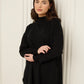 Side zip detailed co-ord in Black