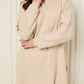 Side zip detailed co-ord in Beige