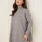 Side zip detailed co-ord in Grey