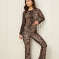 Long sleeve active leisure legging set in Black