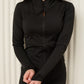 Active leisure jacket legging set in Black