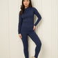 Active leisure jacket legging set in Navy