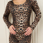 Active leisure jumpsuit in Leopard