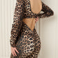 Active leisure jumpsuit in Leopard