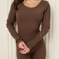 Active leisure jumpsuit in Choco