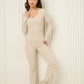 Active leisure jumpsuit in Beige