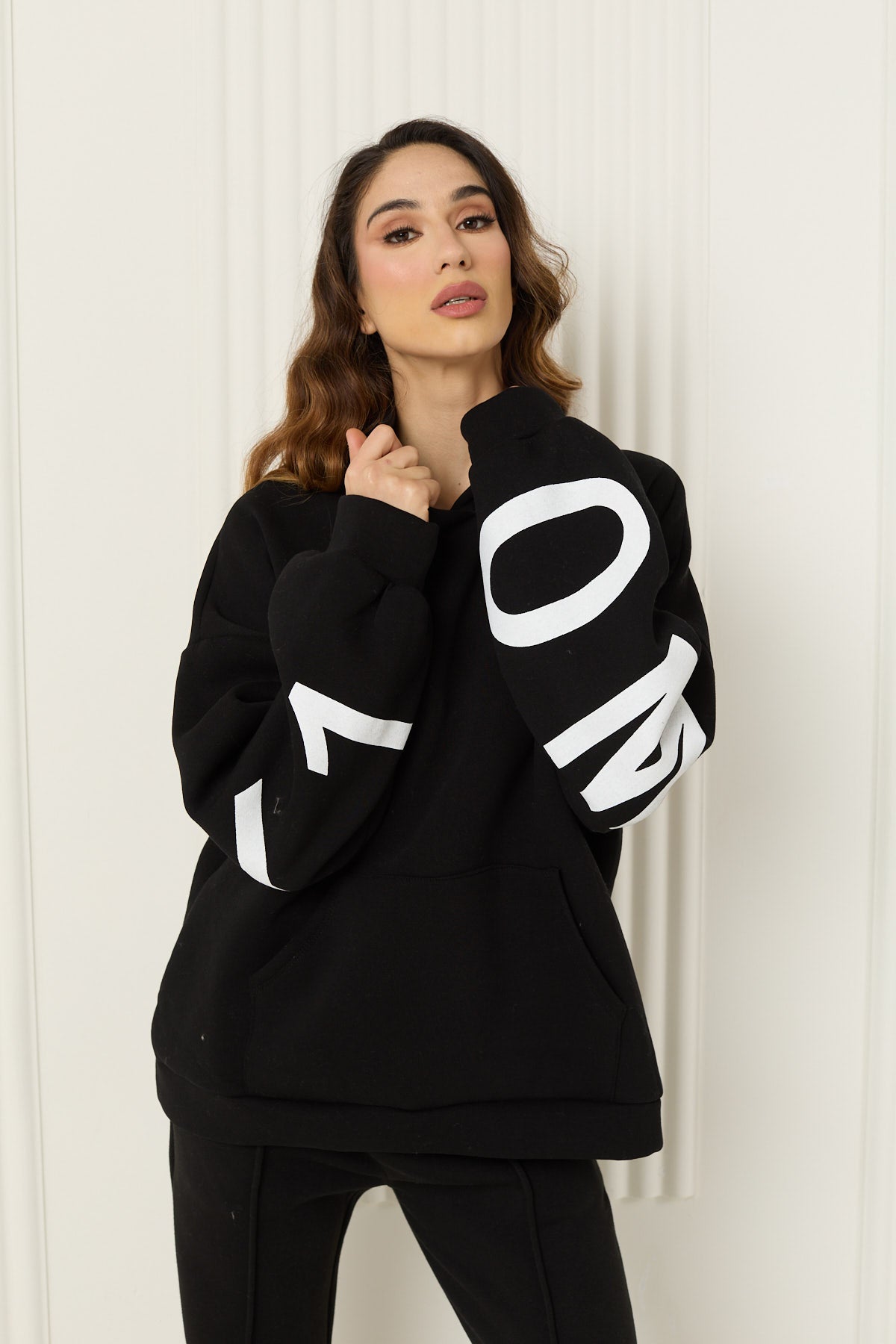 M I S S Y soft hoody in Black