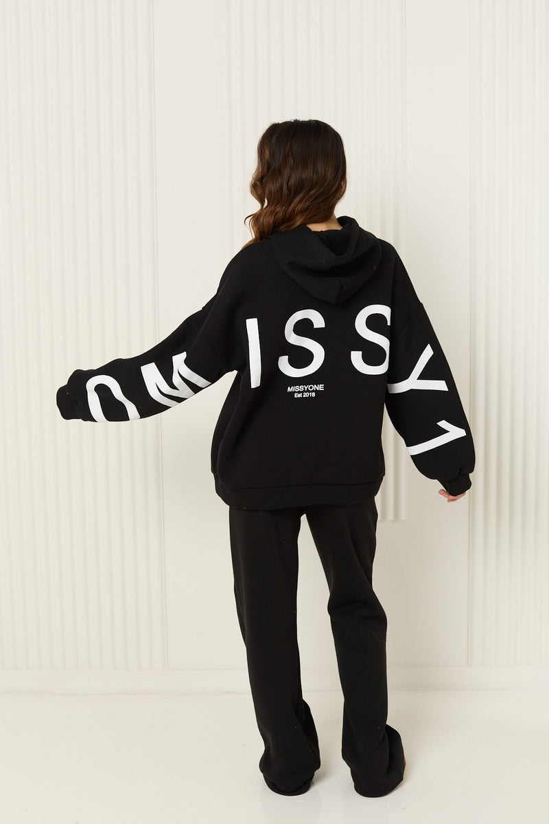 M I S S Y soft hoody in Black
