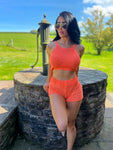 Crochet Vest Short Set