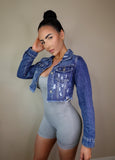 Ripped Denim Jacket