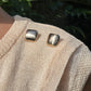 Soft knit vest skirt co-ord in Apricot