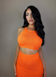 Crochet Vest Skirt Set