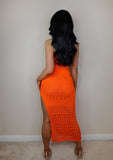 Crochet Vest Skirt Set