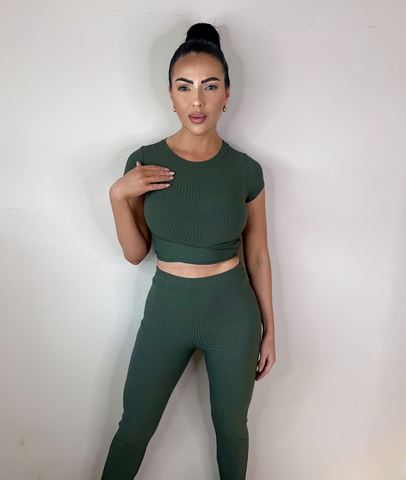 Ribbed Belted Co-ord