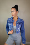 Ripped Denim Jacket