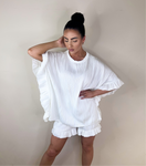 Wavy Frill Short Set