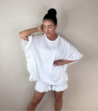 Wavy Frill Short Set