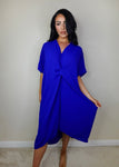 Twist Front Maxi Dress