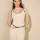 Contrast energy active leisure set in Beige