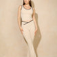 Contrast energy active leisure set in Beige