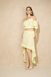Gypsy skirt top co-ord in Yellow