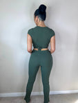 Ribbed Belted Co-ord