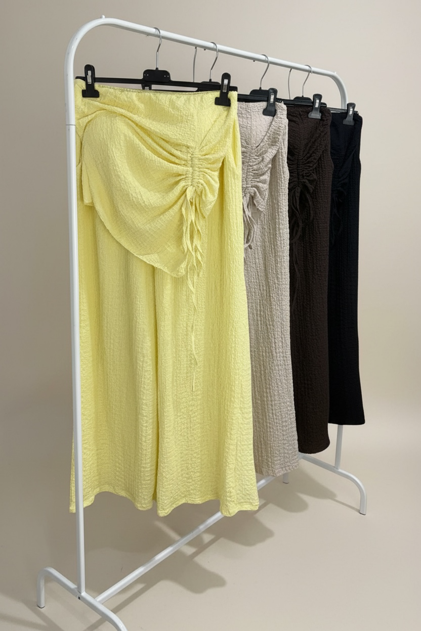 Bandeau Tie Cheesecloth Co-Ord Set