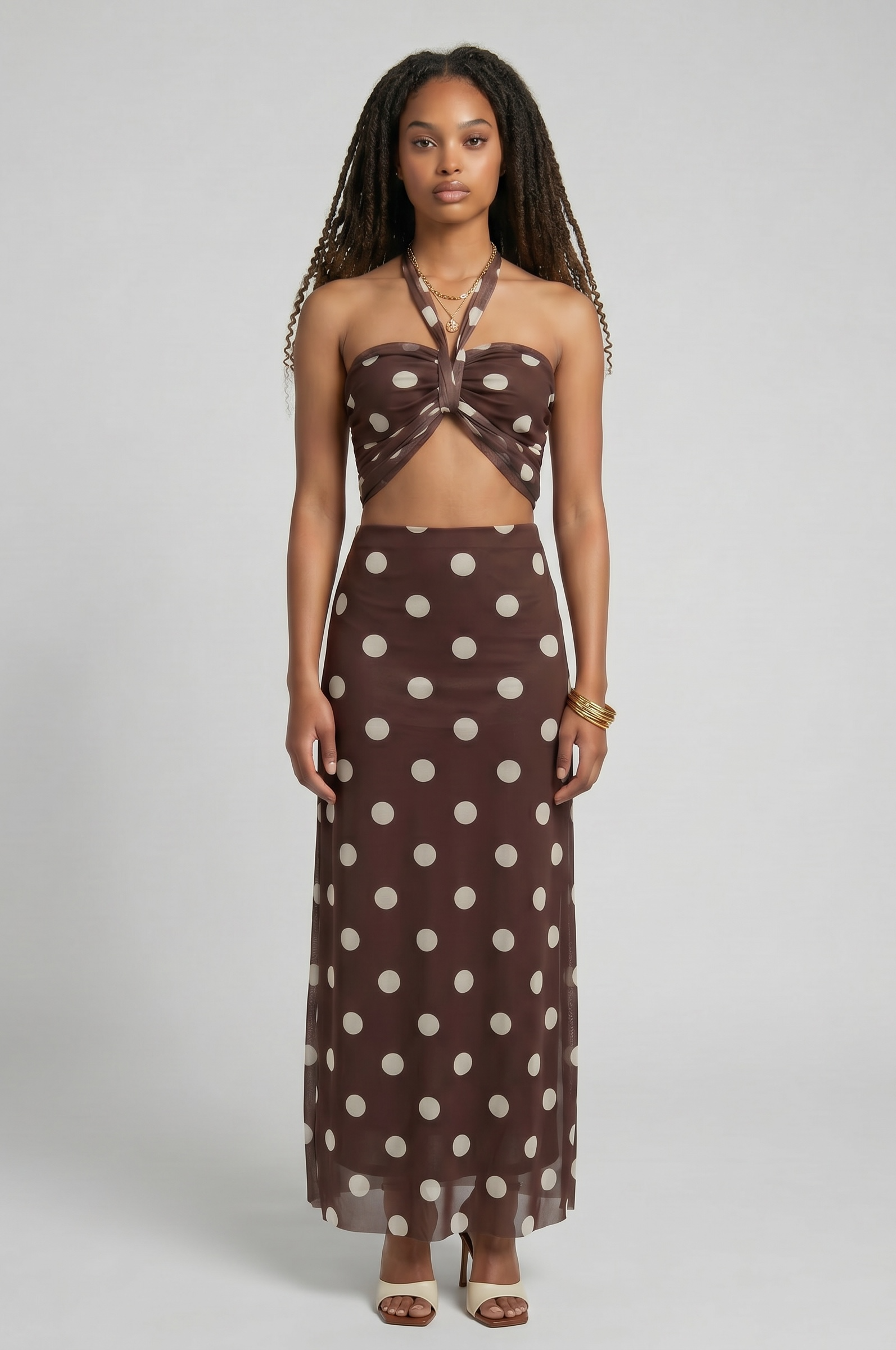 Chiffon Print Skirt Co-Ord Set