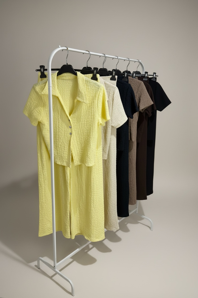 Cheesecloth Button Down Co-Ord Set