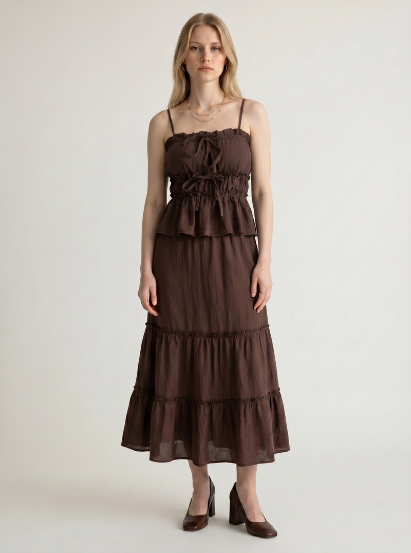 Gypsy Skirt Frill Top Co Ord Set