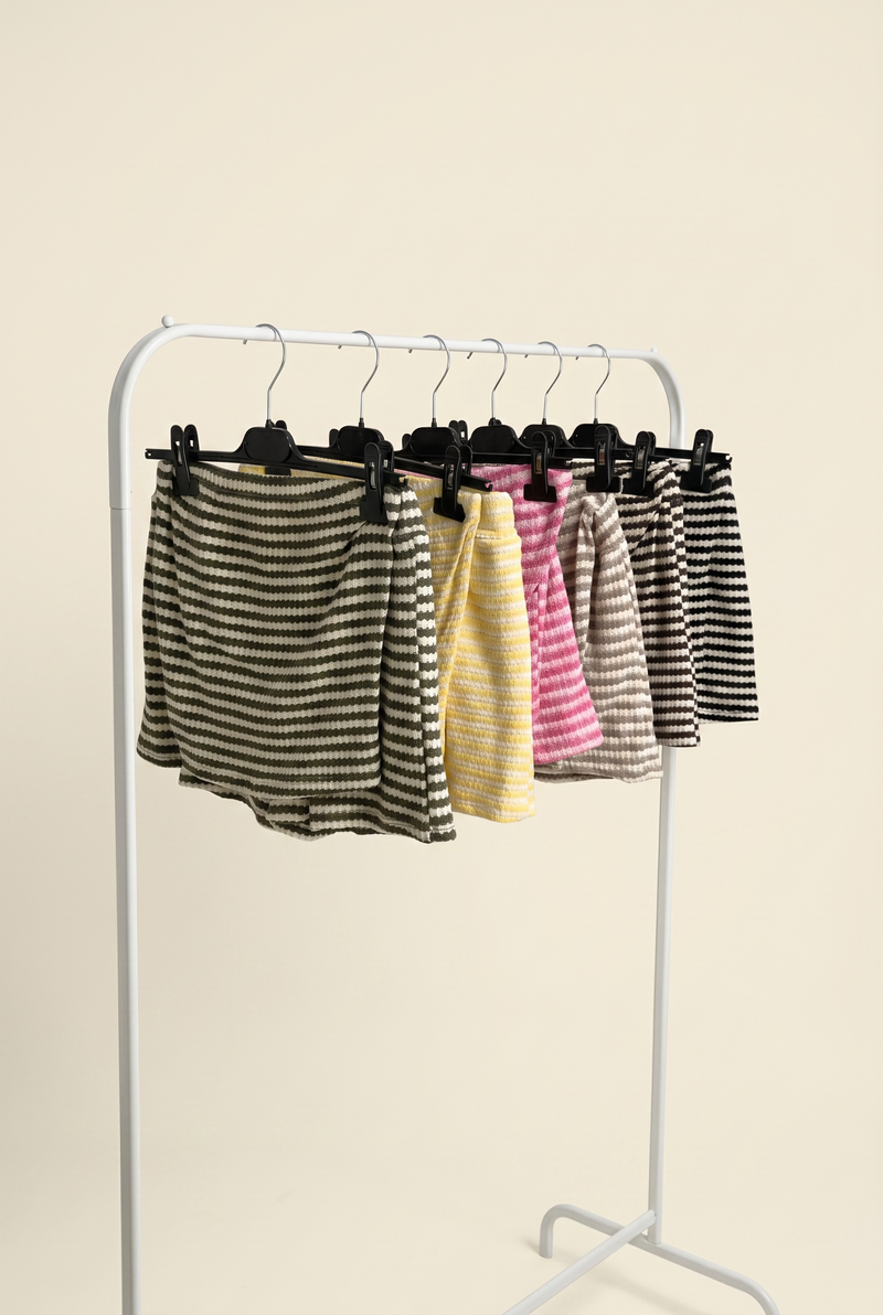 Stripe Bandeau Short Co Ord Set