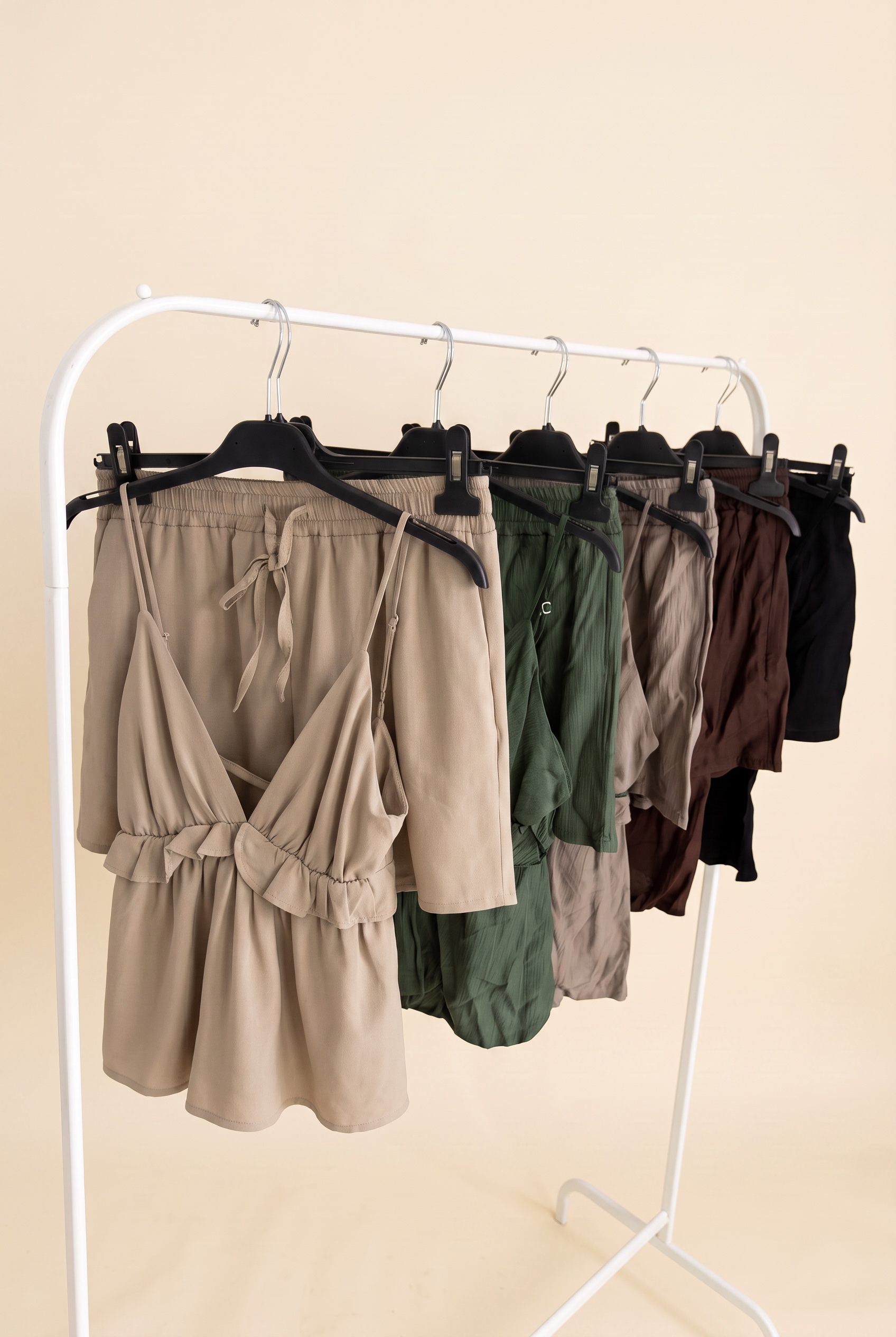 Strappy Vest Cup Short Co Ord Set