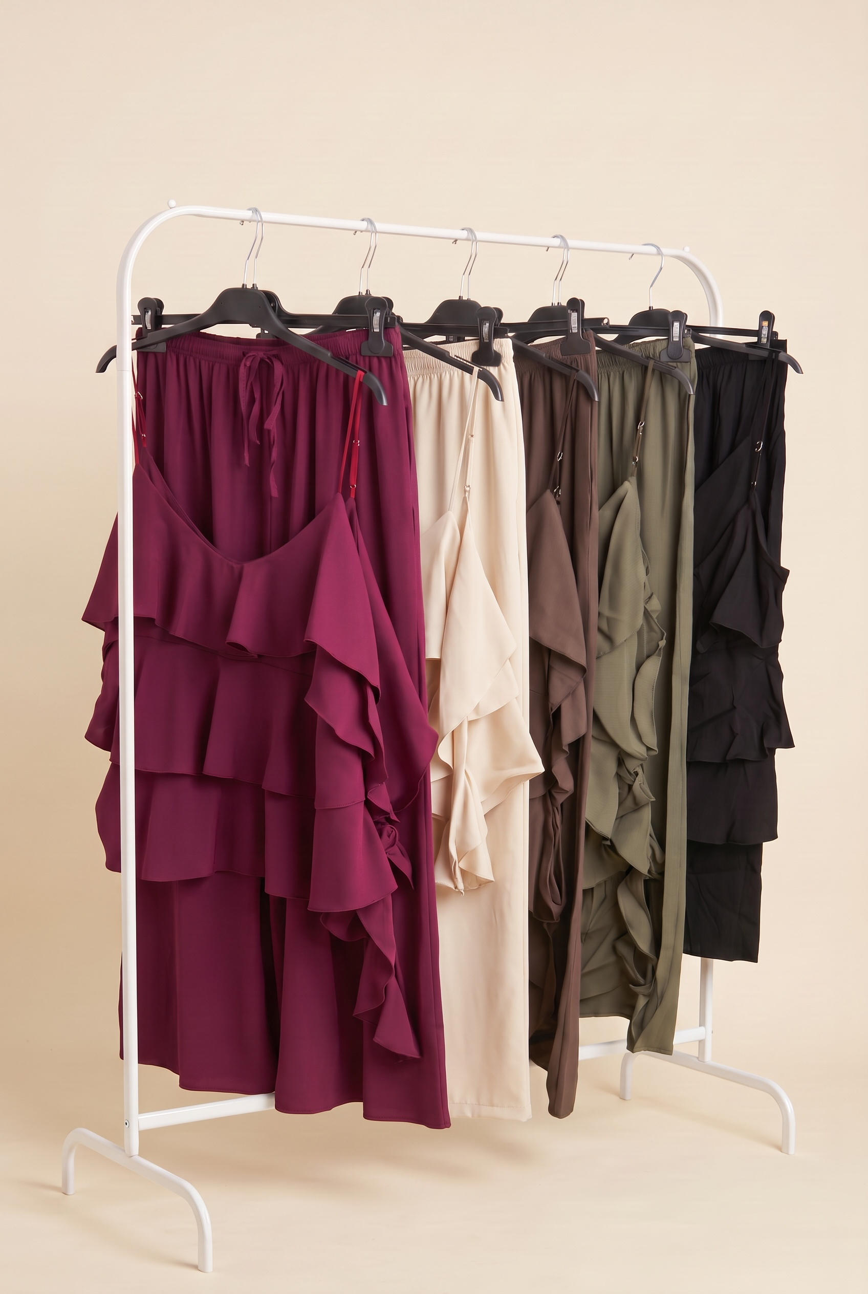 Frill Layered Side Trim Co Ord Set