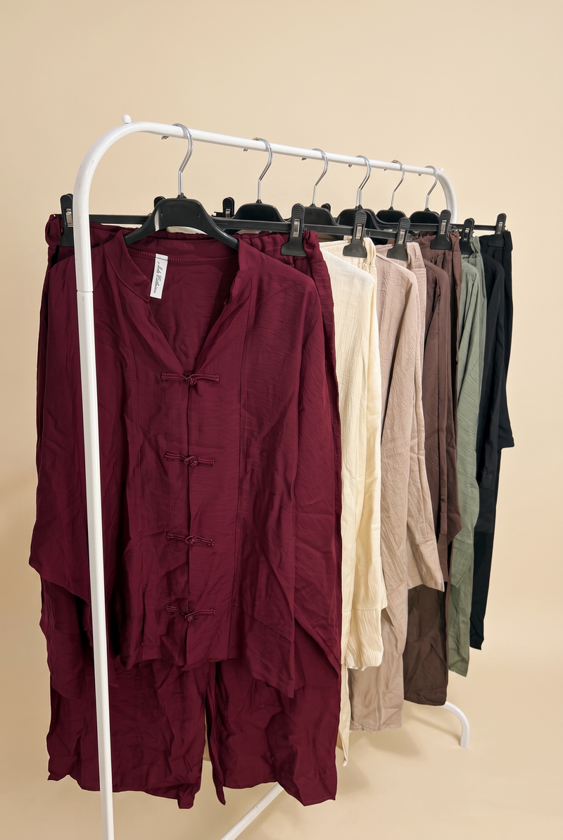 Button Down Co Ord Set