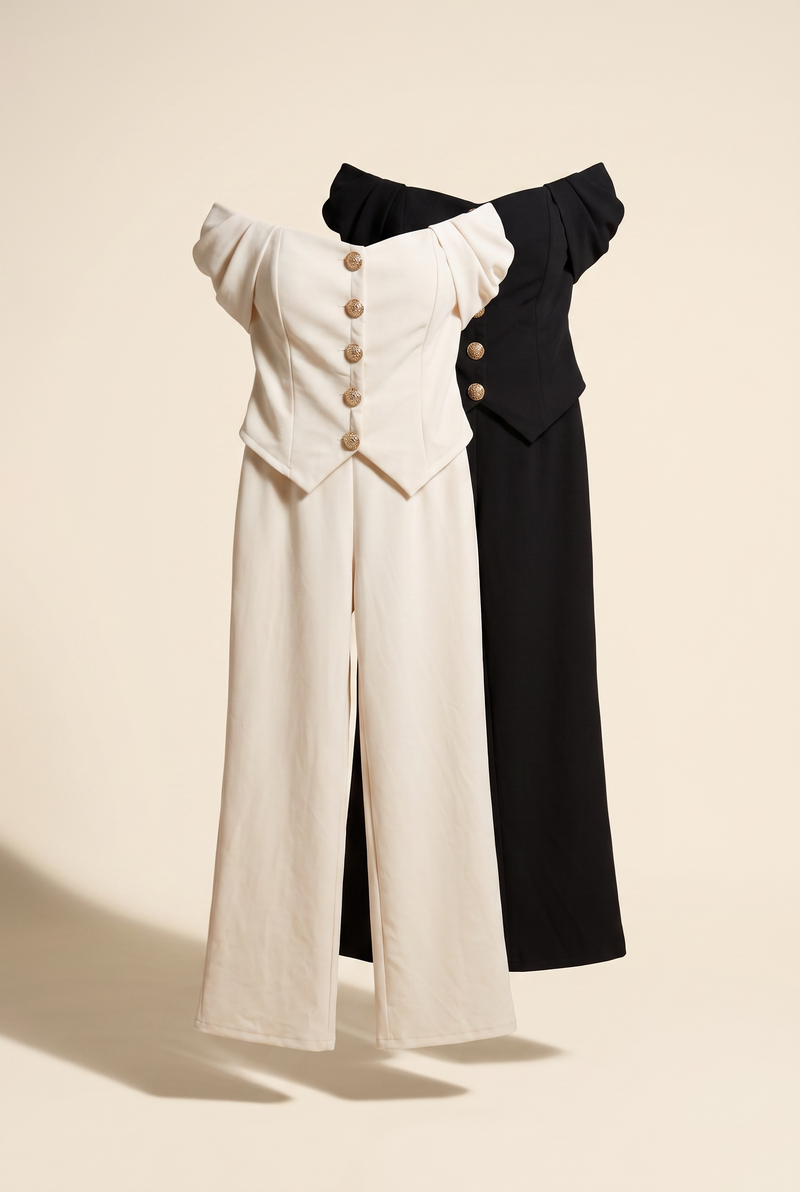 Halterneck Button Down Co Ord Set