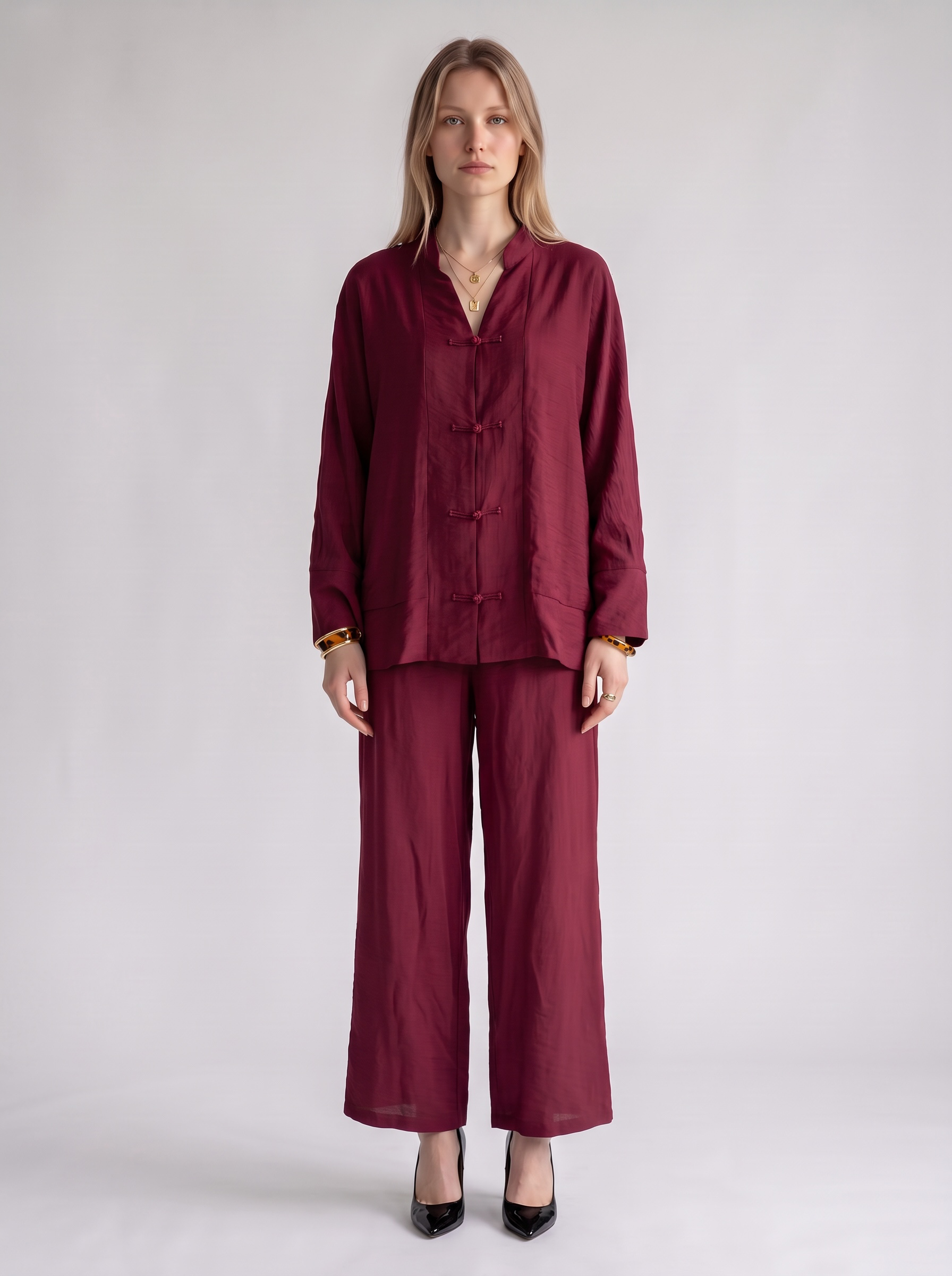 Button Down Co Ord Set