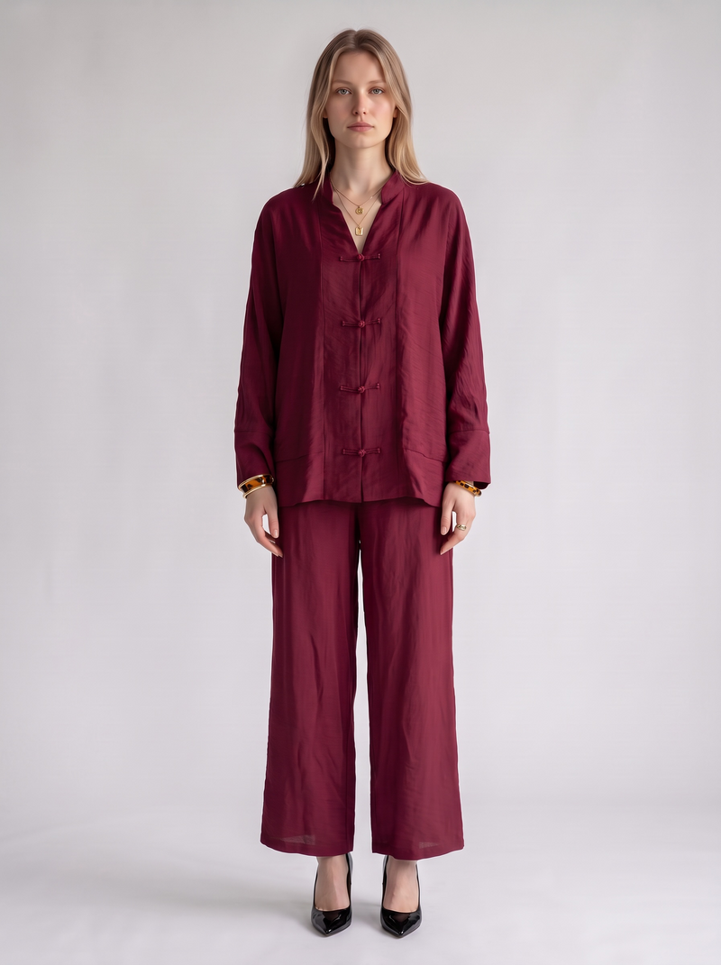 Button Down Co Ord Set