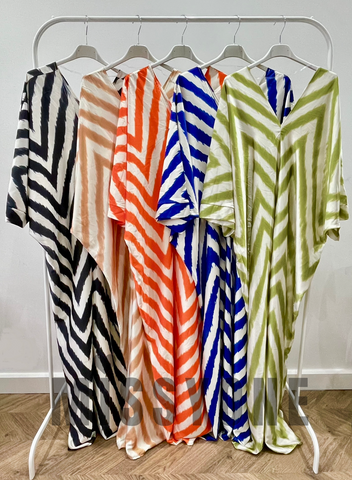 Stripe Kaftan Maxi