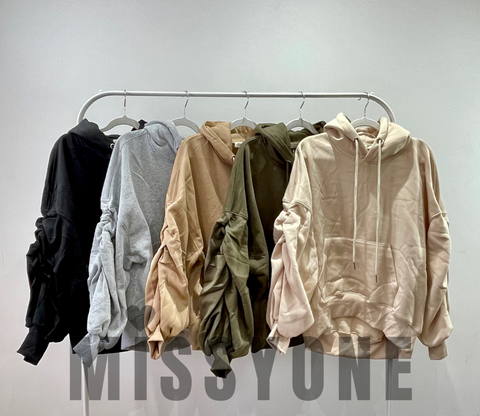 Scrunch Sleeve Hoody