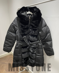 Luxury Vegan Fur Trim Hooded Puffa Coat